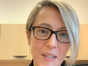 YMCA of Northeastern Ontario president and CEO Helen Francis speaks during a live town hall Thursday on Facebook. Screenshot