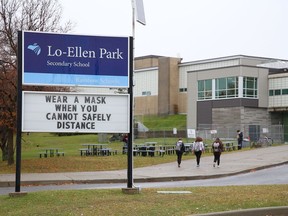 Lo-Ellen Park Secondary School in Sudbury, Ont.