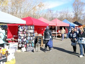 It was clear and sunny for The Market's last day of the year on York Street in Sudbury on Oct. 24, 2020.