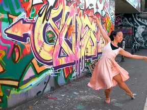 London, England-based artist and dancer Felicia Tan is one of numerous international celebrities who appears in DJ Faynyx's new video Freedom Dance, co-directed by Shreya Patel. Handout/Sarnia This Week