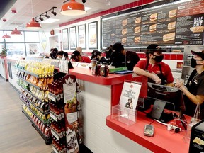 The new London Line restaurant, Firehouse Subs, held its grand opening on Oct. 15 and employs 30 people. Carl Hnatyshyn/Sarnia This Week