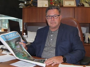 Guy Lamarche, manager of tourism and events with the City of Timmins, says one of the highlights of his career was receiving the Lifetime Achievement Award from the Tourism Industry Association of Ontario last year. Lamarche, who has worked in the tourism industry for 41 years, will be retiring effective this Friday.

 RON GRECH/THE DAILY PRESS