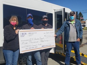 INEOS Calabrian has given $5,000 to the Iroquois Falls Access Transit charity through the international INEOS Community Fund - an initiative set up by INEOS to support charities throughout the COVID-19 pandemic. The money will be used to ensure the continuity of the charity's services, which provides accessible transportation to the elderly, people with disabilities, and low-income families in the Iroquois Falls community.

Supplied