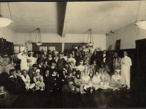 Timmins Coun. Globe hosted a Halloween masquerade party at his home back in 1918. House parties were popular ways to celebrate. Dances and public events were equally in demand after the Great War.

Supplied/Timmins Museum