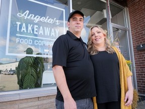 Chad and Angela Richichi opened Angela's Takeaway Food Company at 45 Broadway, Tillsonburg, in April 2019. (Chris Abbott/Norfolk and Tillsonburg News)