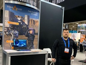 Jason Michaud is taking his company beyond the four walls of an office. He attends numerous trade shows yearly to promote what he has to offer in training technologies. TP.jpg