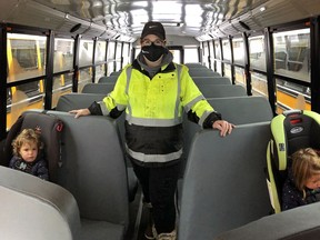 Bus driver Ashley Kelly said being able to bring her youngest children - Oaklyn and Aspyn - to work with her is a great incentive.
Brigette Moore