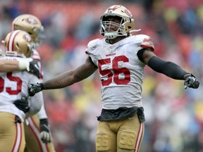 The 49ers traded Kwon Alexander to the Saints on Monday.