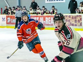 Bob Davies Photography

Forward Brock Santa Maria (left) is among the local players the Soo Thunderbirds will count on this season