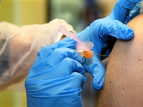Hundreds of frontline workers and others in North Bay must wait for their flu shot while the province procures more doses to meet this year's historic demand.
Postmedia File Photo