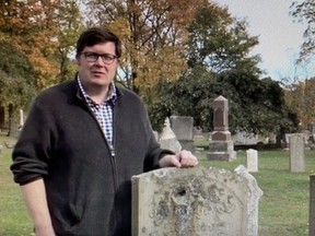 James Christison, curator at the Waterford Heritage and Agricultural Museum, tells the story of Samuel Gardner, an internationally-recognized stone carver and sculptor, in the first episode of an online video series entitled Carved in Stone. Facebook photo
