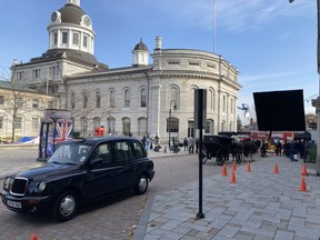 Last week's filming of Netflix series Locke & Key around City Hall brought $150,000 to the city. (Peter Hendra/The Whig-Standard)