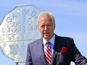 Two Sudbury icons - Alex Trebek and the Big Nickel. City of Greater Sudbury