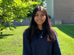 Tasnia Rahman is a student trustee with the Thames Valley District School Board. File photo/Postmedia Network