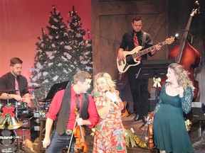 Performers sing some holiday-themed country songs during the 2017 performance of the VPP Christmas Jamboree. Handout/Sarnia This Week