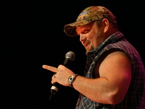 Larry the Cable Guy's trademark "Get-er'done" is banished by Lake Superior State University. POSTMEDIA NETWORK FILE PHOTO
