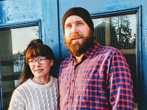 Adam Corkett and Alessandra Enns of Two Late to The Party releases their debut album The Great Unraveling