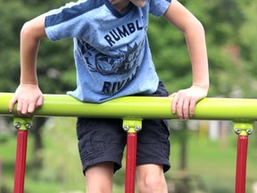 Wyatt Wierzbicki hangs out at Bellevue Park. Children are more confident, more courageous and enjoy life intensely, writes Gene Monin.
(BRIAN KELLY/THE SAULT STAR/POSTMEDIA NETWORK)