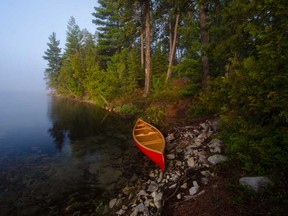 This stunning image of a canoe on the shore of Wolf Lake won first place in the Nature category of a recent photo contest, held by Sudbury Naturalists, Friends of Temagami, and Coalition for a Liveable Sudbury to celebrate the unique wilderness site.