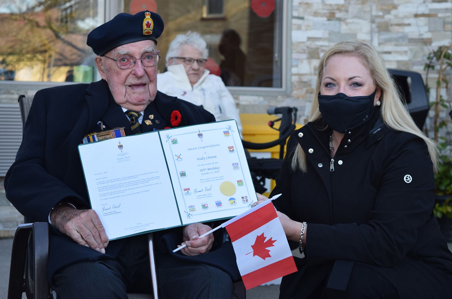 Lucan holds driveby parade to thank Second World War veteran Exeter