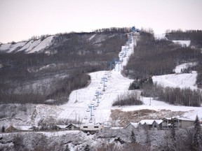 Misery Mountain Ski Area in Peace River, Alta. on Saturday, Oct. 31, 2020.