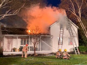 An estimated $450,000 worth of damage was caused during a structure fire on Windham Road 10. (CONTRIBUTED)