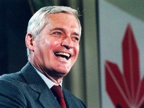 Former Liberal cabinet minister John Turner smiles during announcement that he is seeking the leadership of the Liberal Party in a 1984 file photo. Former prime minister Turner, dubbed "Canada's Kennedy" when he first arrived in Ottawa in the 1960s, died in September. He was 91. File photo/Canadian Press