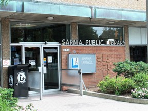 Downtown Sarnia branch of the public library. File photo/Postmedia Network