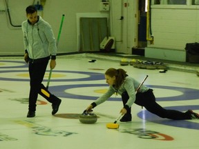 Shane Konings and Lauren Wasylkiw won the Ontario Mixed Doubles Curling Championships held at the Brockville Country Club in March. The club will not be running a curling program in 2020-2021 because of the COVID-19 pandemic.
File photo/The Recorder and Times