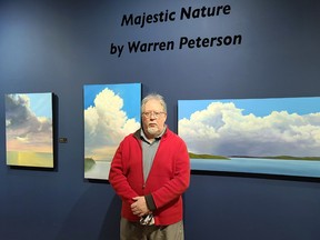 Warren Peterson’s solo show, Majestic Nature, runs until Jan. 6 at the Art Gallery of Algoma in Sault Ste. Marie. Patricia Baker