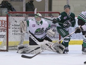 After going 8-2-0 in exhibition action, the Sherwood Park Crusaders are just 0-3-1 in their first four regular season outings. Photo courtesy Target Photography