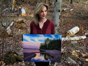 Marianne Vander Dussen, a North Bay artist, will spend three days painting at the Northgate Shopping Centre in support of the Children’s Aid Society Nipissing and Parry Sound’s The Joy Project, which aims to help children in care with their Christmas wish lists. Vander Dussen will begin painting Wednesday at 10 a.m.