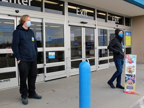 Walmart employees in North Bay tell shoppers Saturday morning the store is closed following a fire Friday night.
PJ Wilson/The Nugget