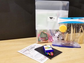 The Woodstock Art Gallery’s new Community Creation Art Kits are now on sale for the holidays. Each Drawing & Sculpture kit includes a comprehensive instructional book, exclusive access to a video tutorial, air dry clay, clay tools and essential drawing materials.(Woodstock Art Gallery)