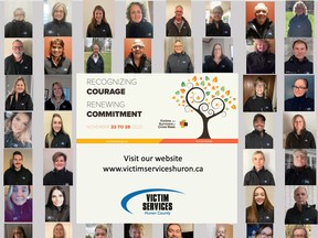 Victim Services Huron is recognizing its community volunteers during National Victims & Survivors of Crime Week. Handout