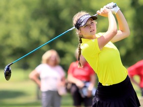 Taylor Kehoe of Strathroy had been named to Canada’s amateur team for the 2021 season. She’s shown a Chatham golf tournament in 2018. Mark Malone