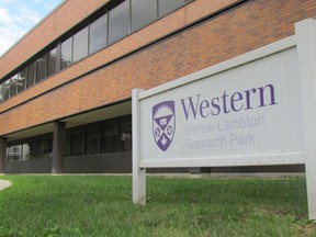 The Western Sarnia-Lambton Research Park in Sarnia. File photo/Postmedia Network