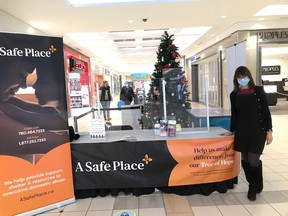 A Safe Place, the local women's shelter, launched its Tree of Hope fundraiser at the Sherwood Park Mall. The campaign has a goal of $25,000. Photo Supplied