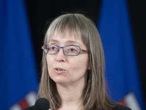 Alberta's chief medical officer of health Dr. Deena Hinshaw. SHAUGHN BUTTS/Postmedia