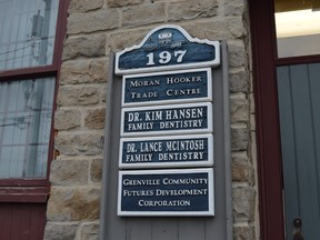 The office of Grenville Community Futures Development Corporation is located in the Moran Hooker building at the corner of Water and Centre streets in downtown Prescott.
File photo/The Recorder and Times