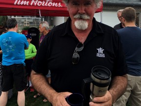 Brian Hicks of Devon Tim Hortons was nominated for the 'Community Spirit Lives Here!' for his community building efforts, such as the Neighbourhood Pop-Up coffee meetups.
(Supplied)