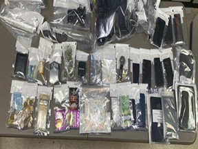 The items recovered from on of the warrants. (supplied photo)