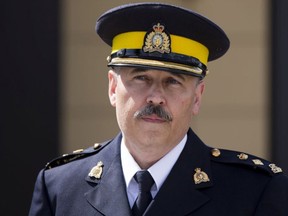 Dave Kalist, detachment commander of the Strathcona County RCMP hosted two virtual conversations last week which outlined local policing priorities. Postmedia File