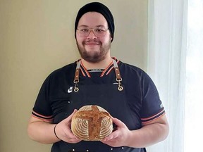 University of Waterloo student William Shepherd, 21, of Chatham, Ont., will sell homemade bread in December and donate 20 per cent of the proceeds to United Way Chatham-Kent programs related to hunger and mental health. (Contributed Photo)