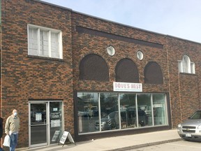 This building on Main Street was the Lyric Theatre was Exeter's movie house from 1931 to 1963. Handout