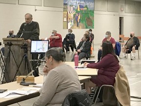 West Elgin council held a special meeting under the Ontario Planning Act recently to receive information on a draft subdivision plan and zoning bylaw amendment for lands overlooking Port Glasgow.