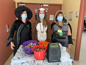 Espanola Nursing Home staff continue to create holiday activities for the residents with limitations due to the pandemic this year.