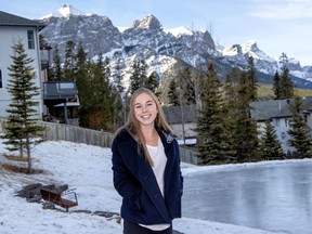 Kjirsti Sellers won a number of bursaries and awards when she graduated from Canmore Collegiate High School in 2020. photo by Pam Doyle/www.pamdoylephoto.com