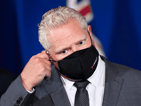 Ontario Premier Doug Ford says protecting Ontarians is his top priority during the pandemic.