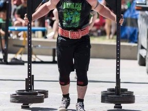 Leif Palsen competes at the War of the West 2019 in Regina, Saskatchewan. Supplied image